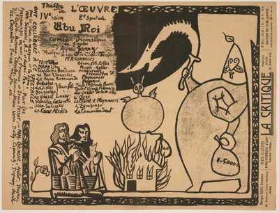 Programma per Ubu Roi da Alfred Jarry